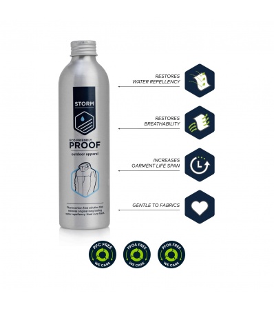 Импрегнатор за облекло Storm – за пране с топлинна активация Storm Apparel Proofer 225ml